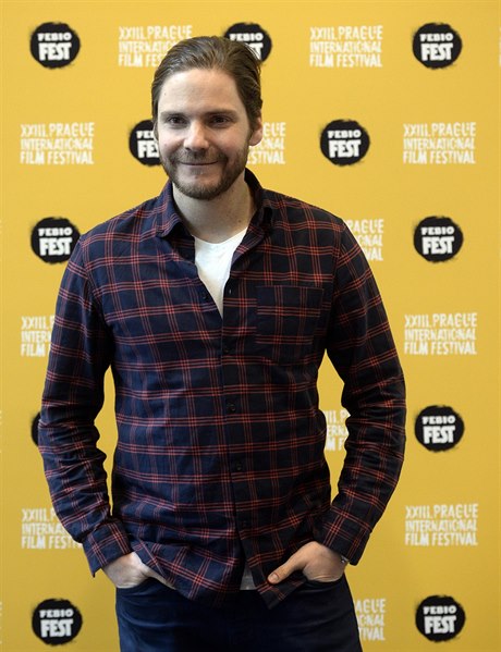 Herec Daniel Brühl bhem mezinárodního filmového festivalu Febiofest.
