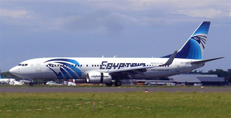 Boeing 737-800 spolenosti EgyptAir.