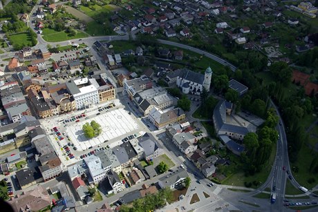Historické náměstí je v Hlučíně jedním z nejatraktivnějších míst k bydlení.