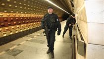 Policie kontroluj kad zhyb v metru, kde by mohla bt teoreticky umstna...