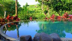 Malé resorty uprosted rýových polí na Bali
