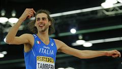 Mu dvou tváí, italský výka Gianmarco Tamberi.