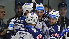 Utkání tvrtfinále play off hokejové extraligy - 5. zápas: HC koda Plze - HC...