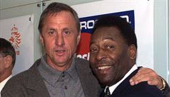 Johan Cruyff a Pelé v roce 1999.