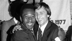 Johan Cruyff a Pelé v roce 1978.