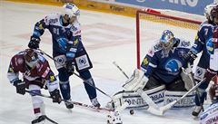 Semifinále play off hokejové extraligy - 1. zápas: HC Sparta Praha - HC koda...