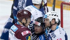 Semifinále play off hokejové extraligy - 1. zápas: HC Sparta Praha - HC koda...