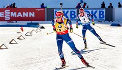 Tetí zastávkou byla slovinská Pokljuka, kde eská jednika dojela druhá v...