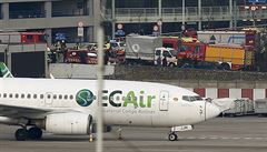 V Bruselu nakrtko vyhlsili vstrahu ped bombou v letadlech