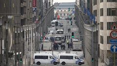 Nkteré ulice v Bruselu jsou kvli útokm uzavené.