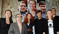 Zleva herečka Markéta Hrubešová, režisér Dušan Klein a herci Denisa... | na serveru Lidovky.cz | aktuální zprávy
