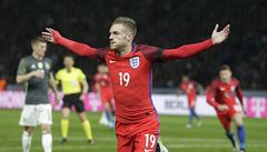 Jamie Vardy se raduje z gólu, kterým Angličané snížili na 1:2 | na serveru Lidovky.cz | aktuální zprávy