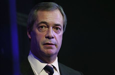 Pedseda britsk Strany nezvislosti Spojenho krlovstv Nigel Farage.