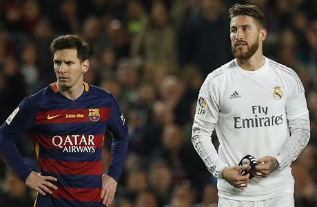 Lionel Messi a Sergio Ramos