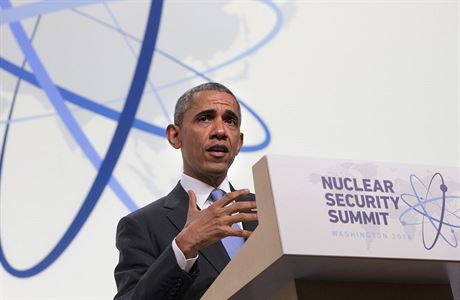 Proslov Baracka Obamy během summitu o jaderné bezpečnosti ve Washingtonu.