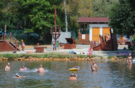 Kamencov jezero v Chomutov.