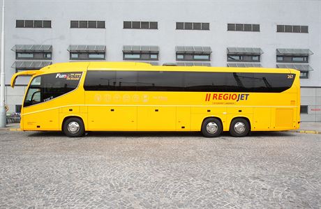 Autobus Irizar i8 spolenosti Student Agency.