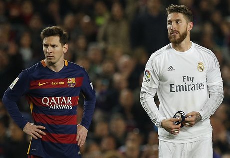 Lionel Messi a Sergio Ramos