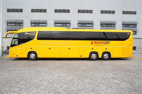 Autobus Irizar společnosti RegioJet