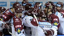 Utkn semifinle play off hokejov extraligy - 5. zpas: HC Sparta Praha - HC...