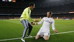 El Clasico - FC Barcelona vs. Real Madrid (Bale slaví)