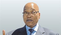 Jacob Zuma - prezident Jihoafrické republiky. Prezidentv synovec Clive...