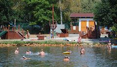 Kamencové jezero v Chomutov.