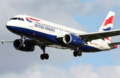 Letoun Airbus A320 British Airways.