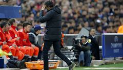 Atlético Madrid vs. FC Barcelona, zklamaný kou hostí Luis Enrique.