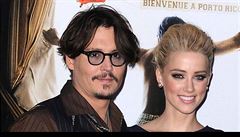 Johnny Depp s bývalou manelkou Amber Heard.