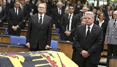 Joachim Gauck oznail Genscherv ivot za historii neobyejného politického...
