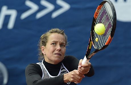 Tenisov turnaj en Prague Open, 28. dubna v Praze. esk tenistka Barbora...