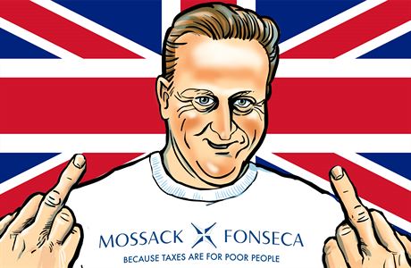 Britský premiér David Cameron, Panamské dokumenty a Mossack Fonseca.