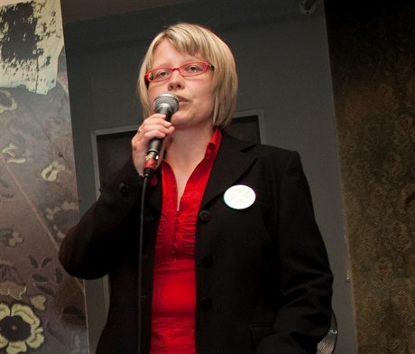 Petra Kolínská (Strana zelených) v roce 2010.
