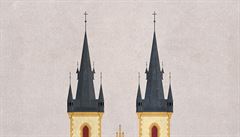 Kostel na Strossmayerov námstí. Struný glosá letenský