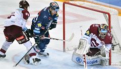 estý zápas finále play off hokejové extraligy HC Sparta Praha - Bílí Tygi...