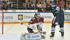 estý zápas finále play off hokejové extraligy HC Sparta Praha - Bílí Tygi...