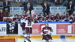 estý zápas finále play off hokejové extraligy HC Sparta Praha - Bílí Tygi...