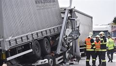 Hromadná nehoda, která v pátek zablokovala dálnici D1.