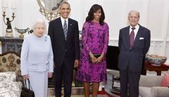 Manelé Obamovi a královský britský pár.