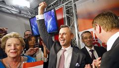 Vsledky prvnho kola prezidentskch voleb v Rakousku: vede populista Hofer