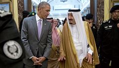 Jednali o Sýrii i Íránu. Prezident Barack Obama se saúdskoarabským králem...