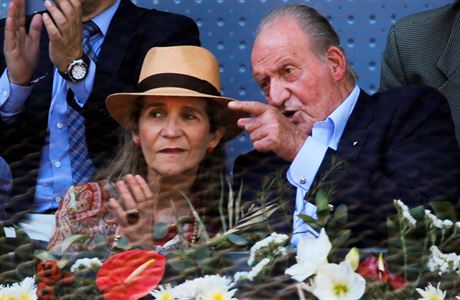 Bývalý panlský král Juan Carlos a jeho dcera infantka Elena, vévodkyn z Luga.