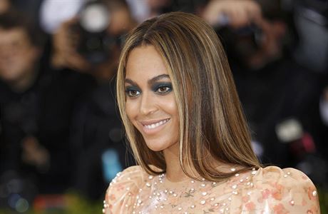 Zpvaka Beyonce Knowles na Met Gala v New Yorku.