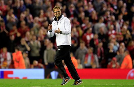 Jürgen Klopp dkuje fanoukm Liverpoolu po postupu pes Villarreal do finále...