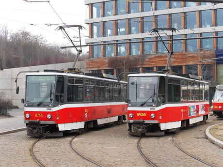 eská tramvaj T6A5 vyrobená v KD.