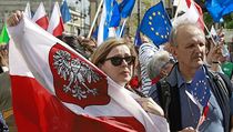 Vyli do ulic. Oponenti vin polskho prezidenta Andrzeje Dudua konzervativn...