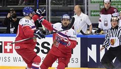 R - Lotysko, utkání skupiny A mistrovství svta v hokeji, 7. kvtna v Moskv....