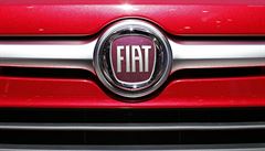 Logo výrobce automobil Fiat.