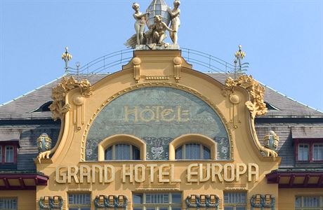 Hotel Evropa podle realizace Bedicha Bendelmayera.